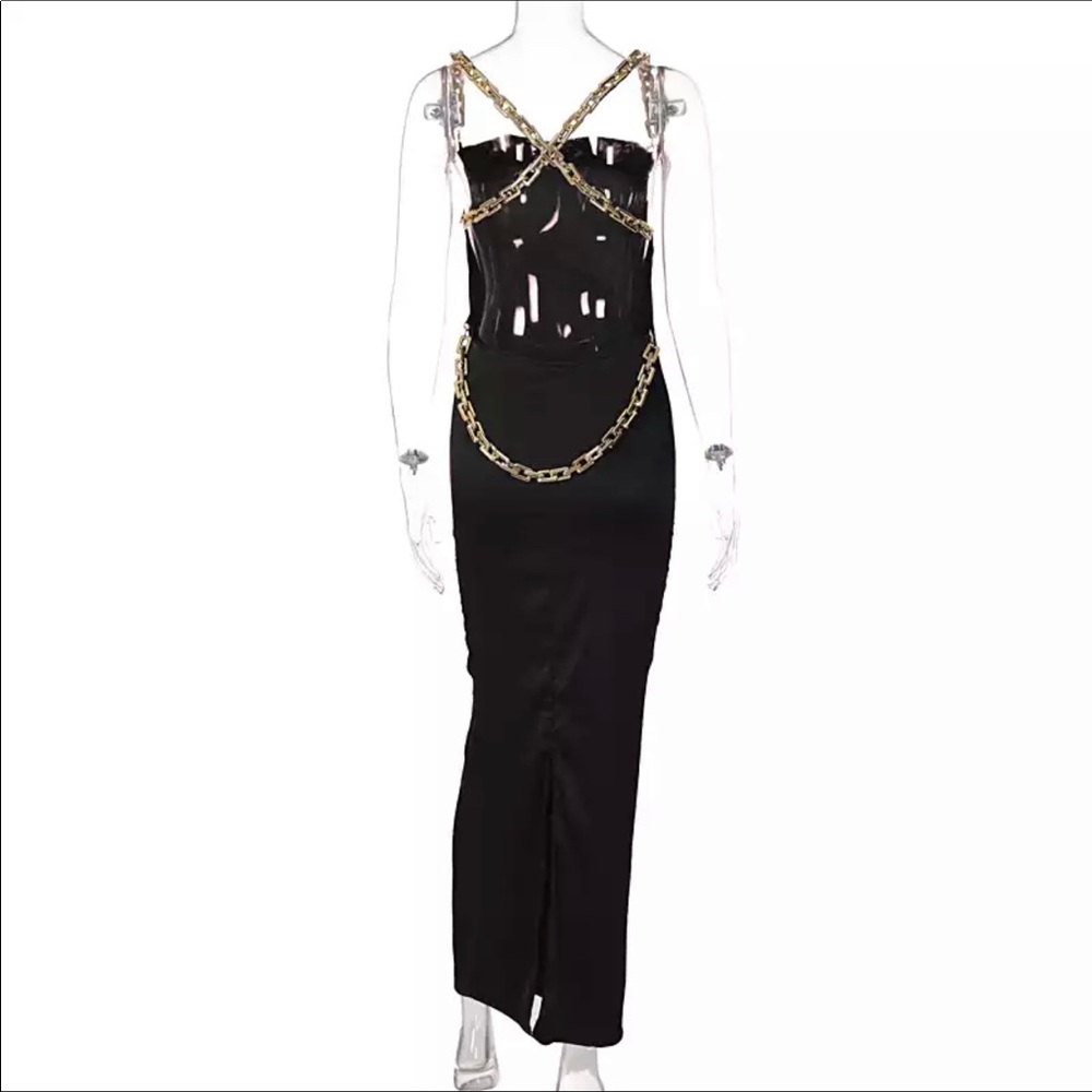 π₯Evening party chain maxi dress.π₯π₯π₯ - Picture 3 of 10